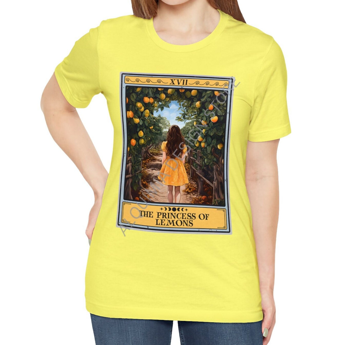The Princess of Lemons Tarot Card Shirt, Lemon Lover