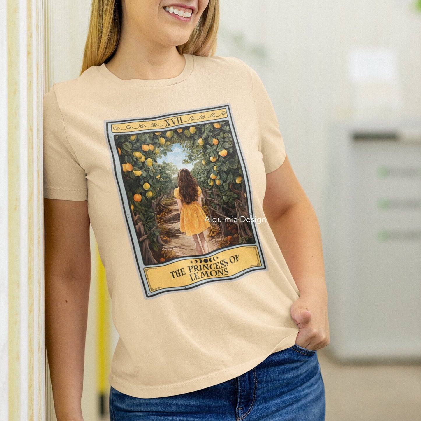 The Princess of Lemons Tarot Card Shirt, Lemon Lover