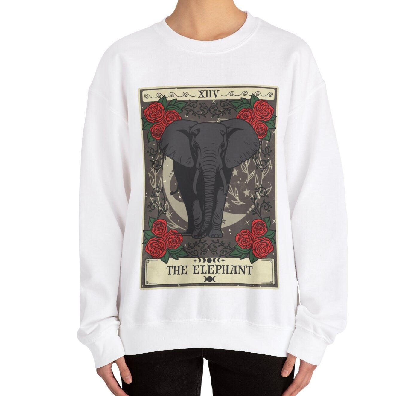 The Elephant Tarot Card Sweatshirt