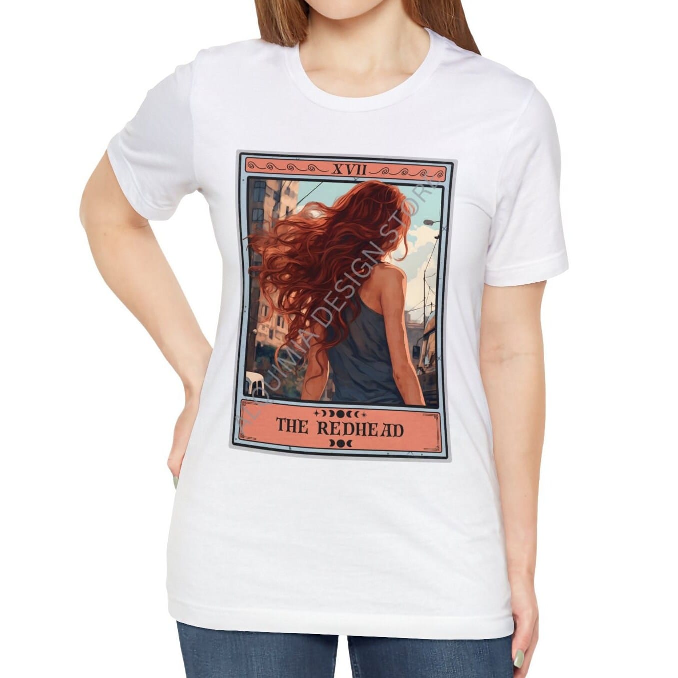 The Redhead Tarot Card Shirt, Red Hair