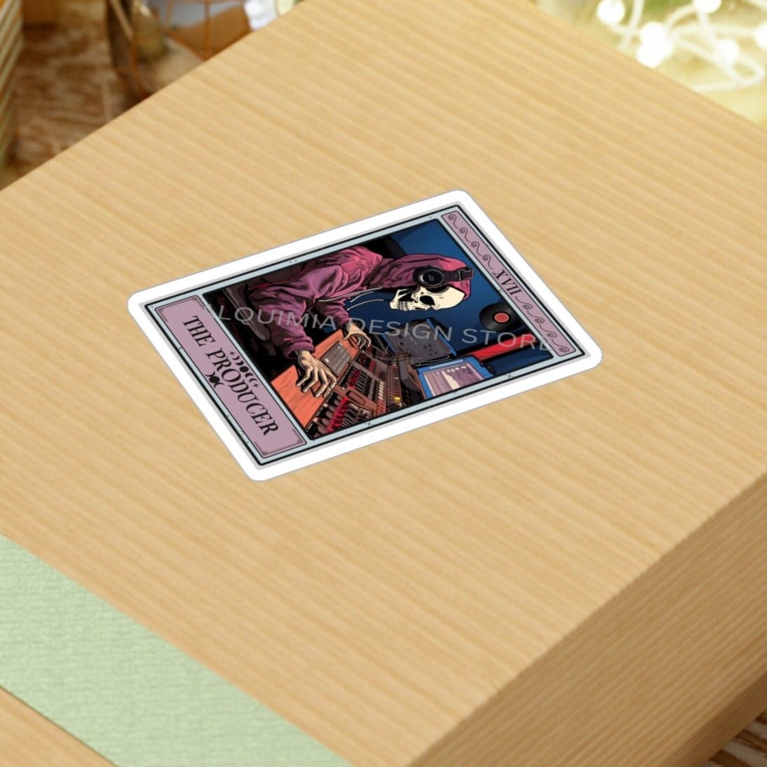 The Producer Tarot Card Sticker 3" x 4"