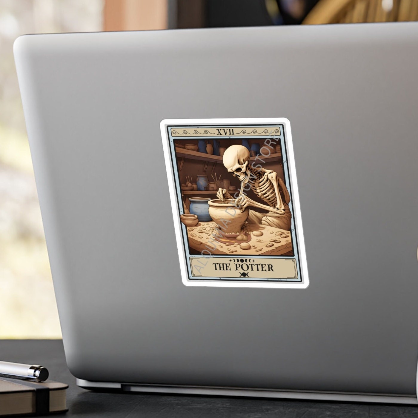 The Potter Tarot Card Sticker 3" x 4"