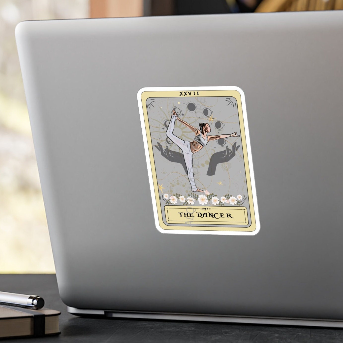 The Dancer Tarot Card Sticker 3" x 4" Yoga Sticker