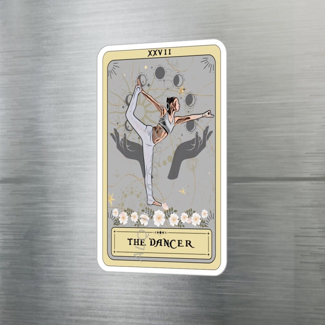 The Dancer Tarot Card Sticker 3" x 4" Yoga Sticker