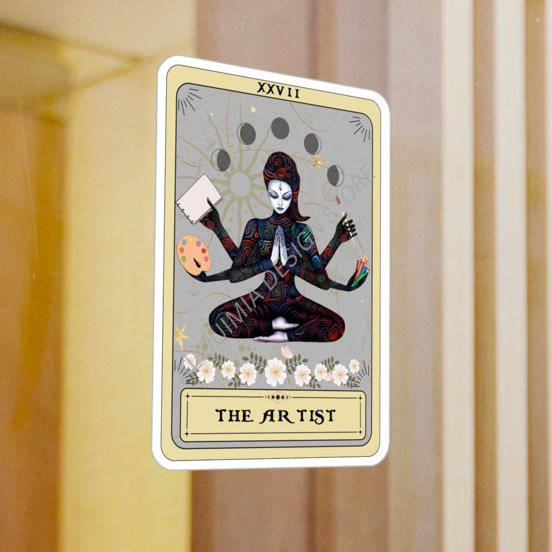 The Artist Tarot Card Sticker 3" x 4"