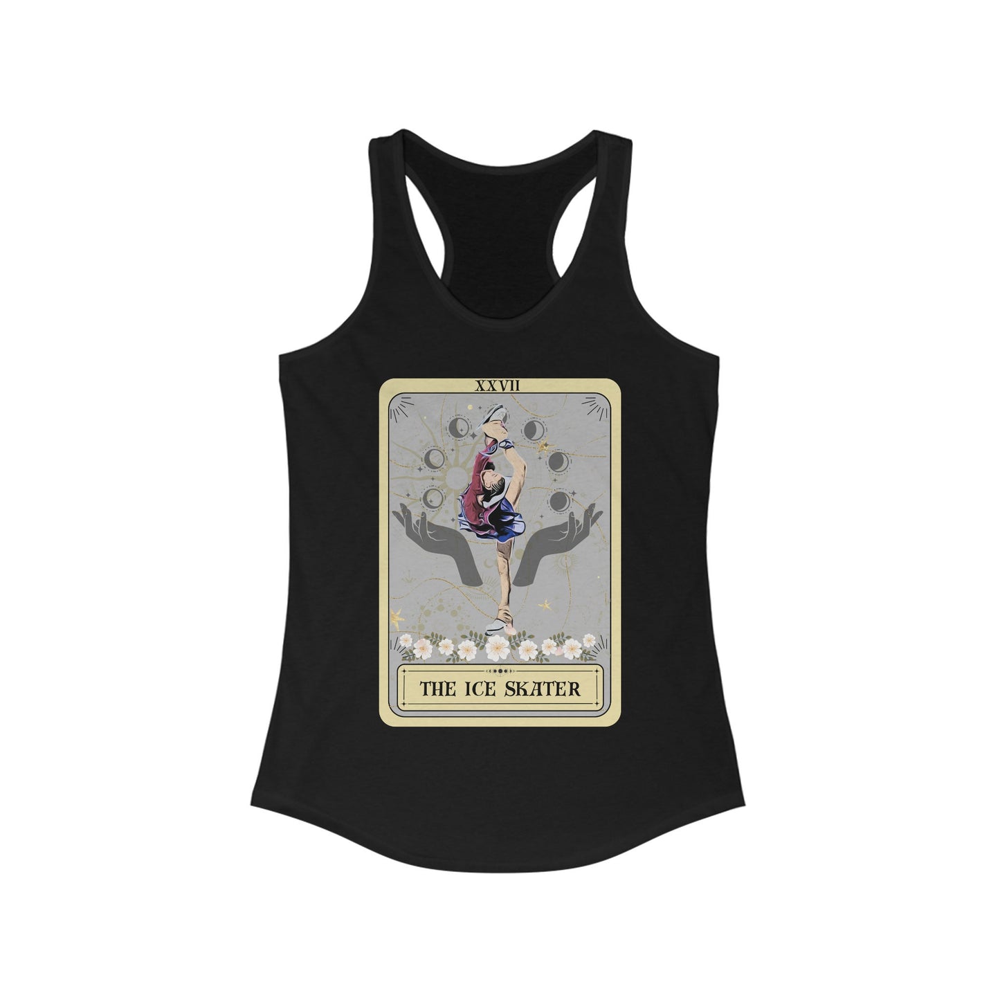 The Ice Skater Tarot Card Tank Top, Figure Skating