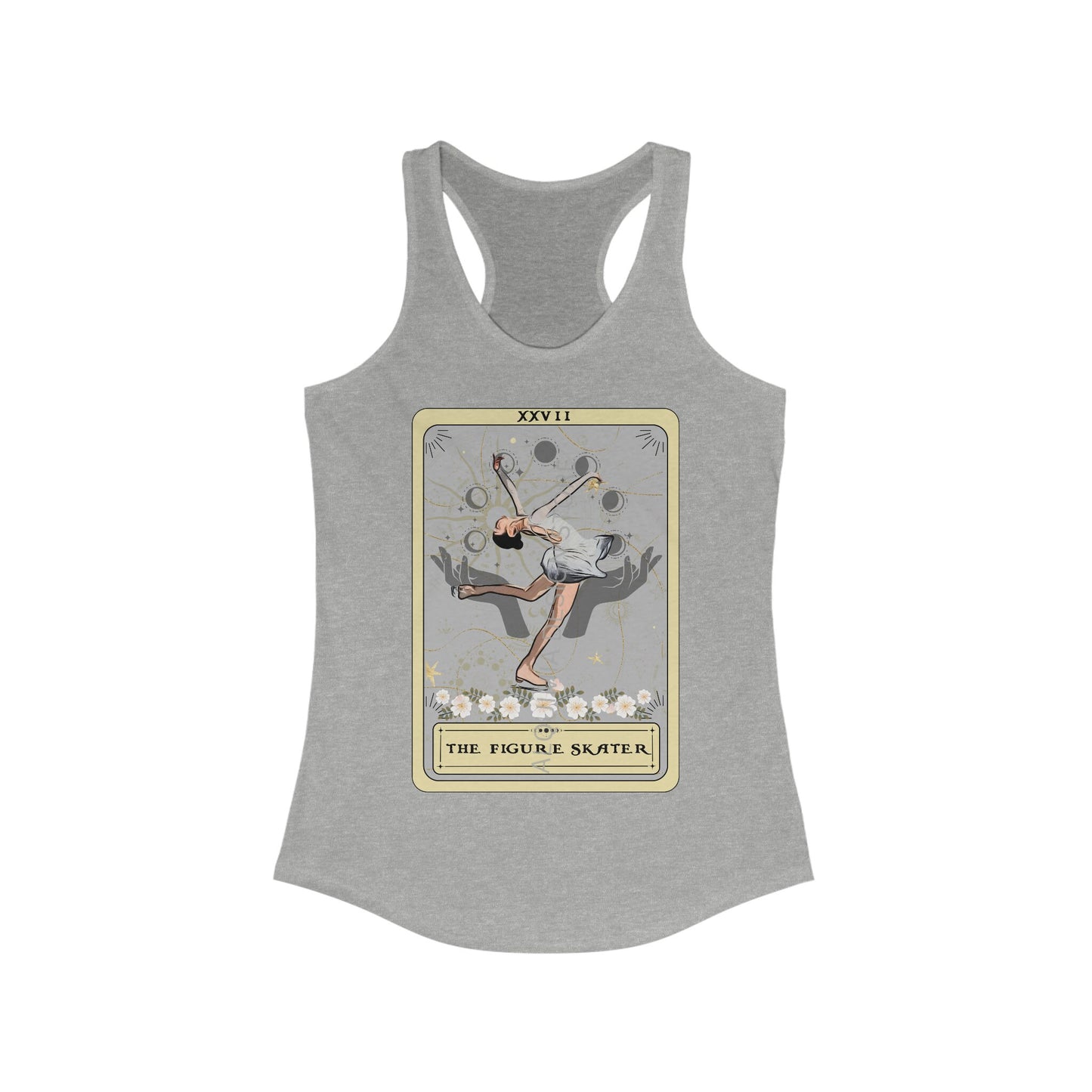 The Figure Skater Tarot Card Tank Top, Ice Skating