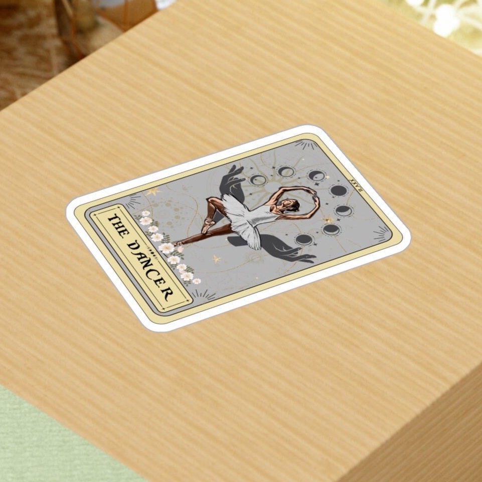 The Dancer Tarot Card Sticker 3" x 4"
