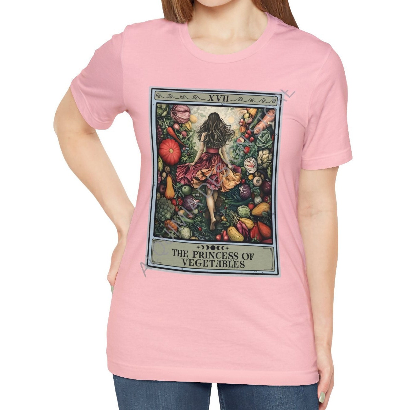 The Princess of Vegetables Tarot Card Shirt, Vegan
