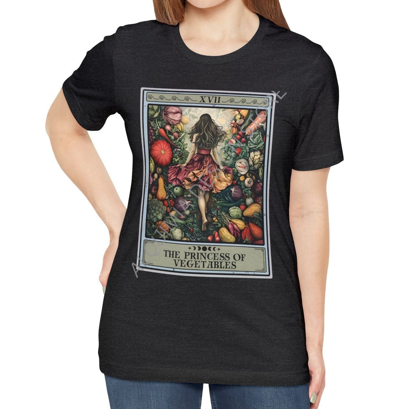 The Princess of Vegetables Tarot Card Shirt, Vegan