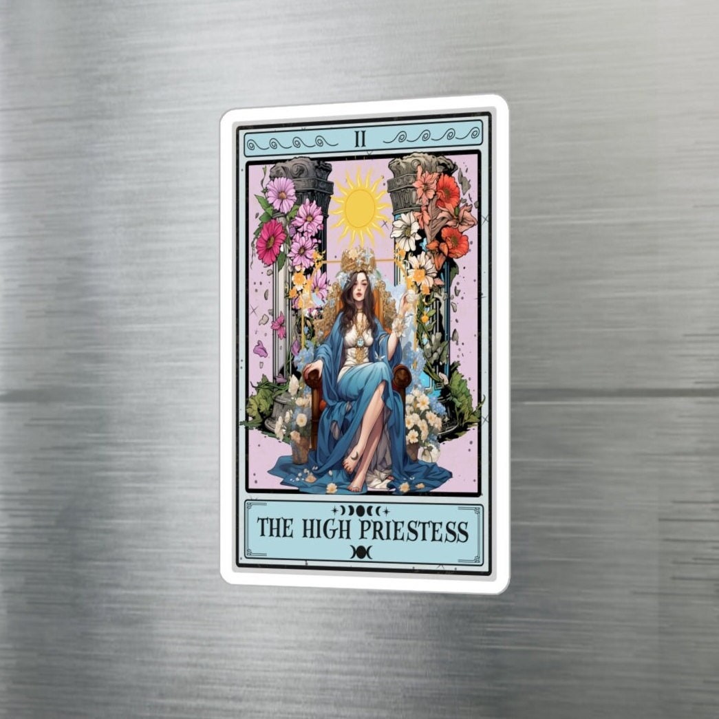 High Priestess Tarot Card Sticker 3" x 4"