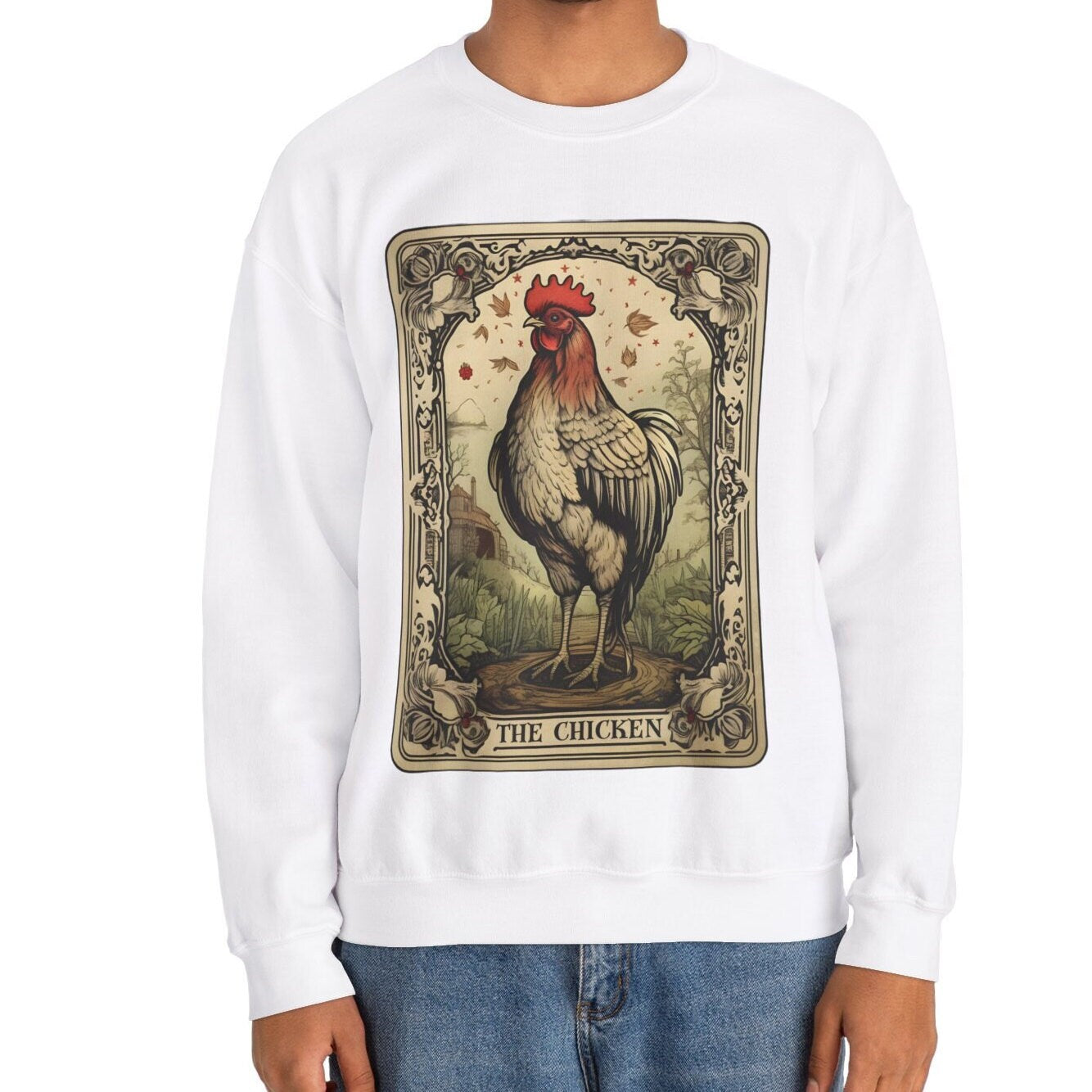The Chicken Tarot Card Sweatshirt