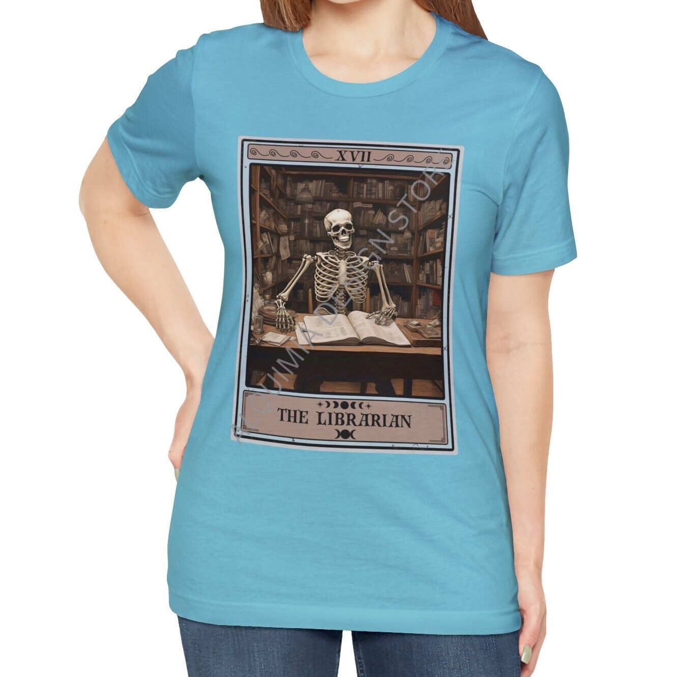 The Librarian Tarot Card Shirt, Library Book Lover