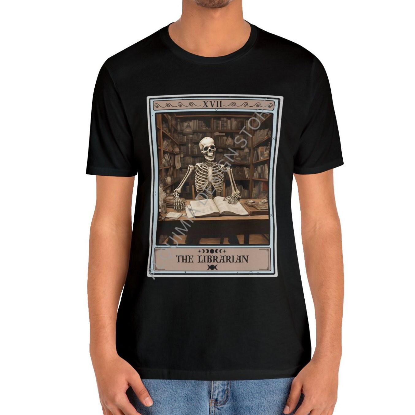 The Librarian Tarot Card Shirt, Library Book Lover