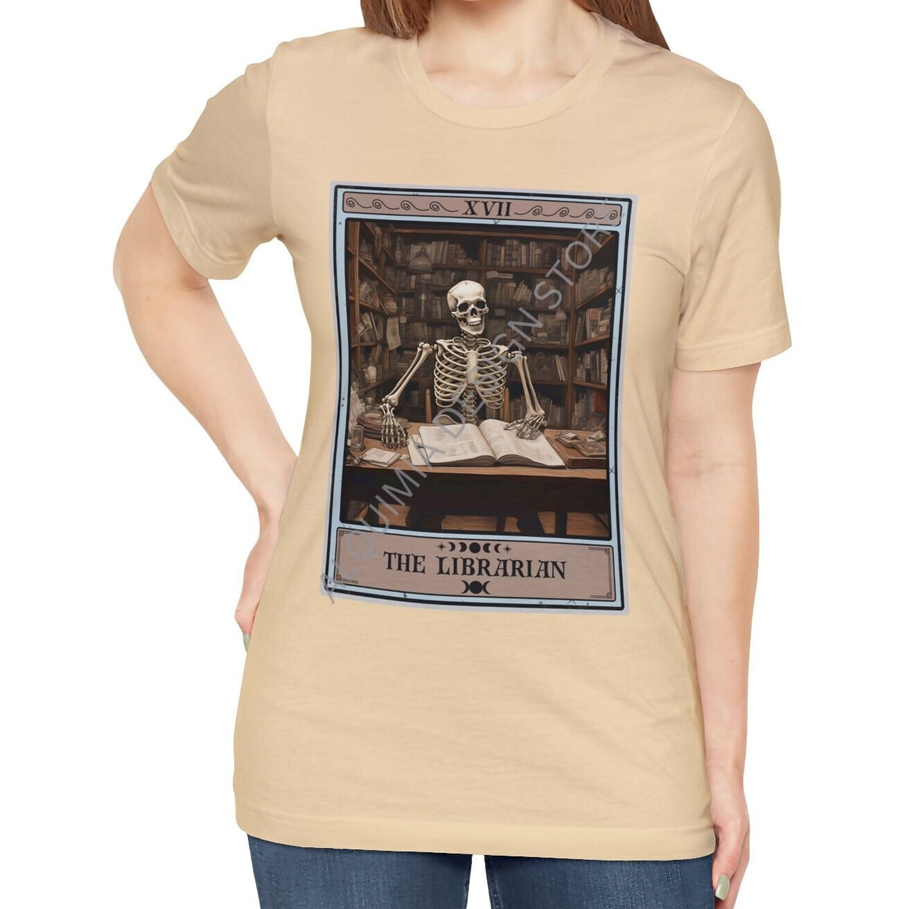The Librarian Tarot Card Shirt, Library Book Lover