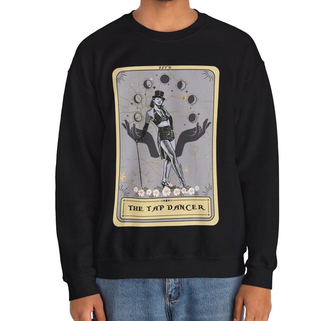 The Tap Dancer Tarot Card Sweatshirt, Tap Dancing