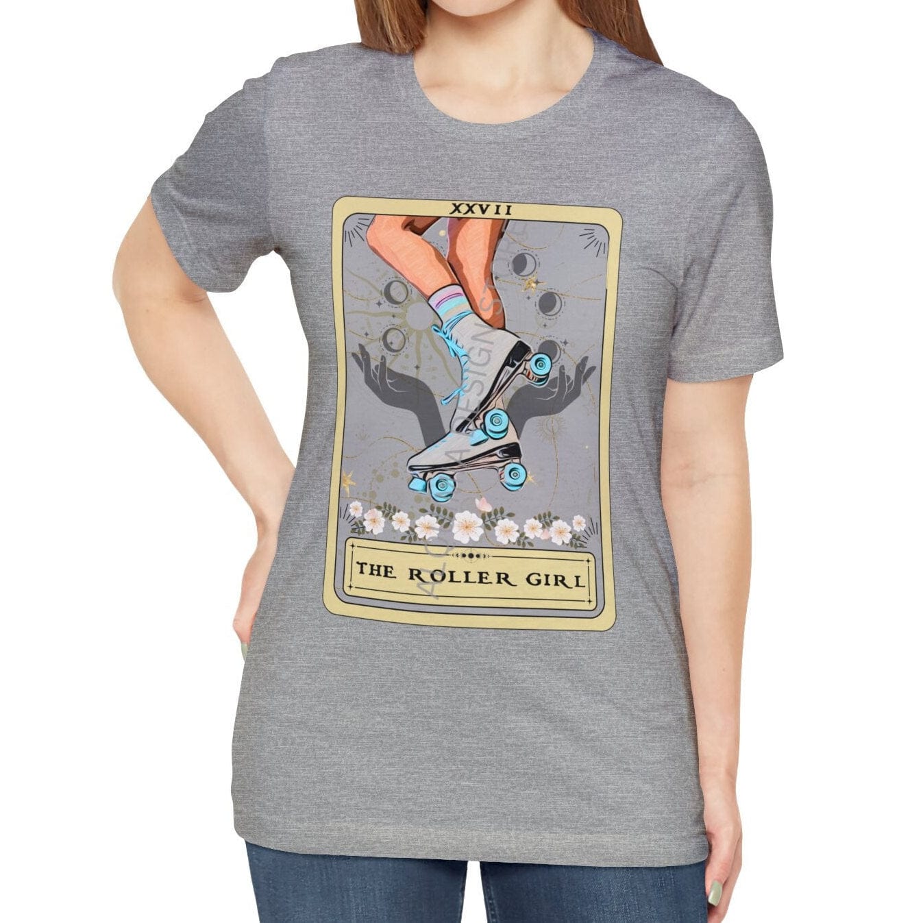 The Roller Girl Tarot Card Shirt, Roller Skating