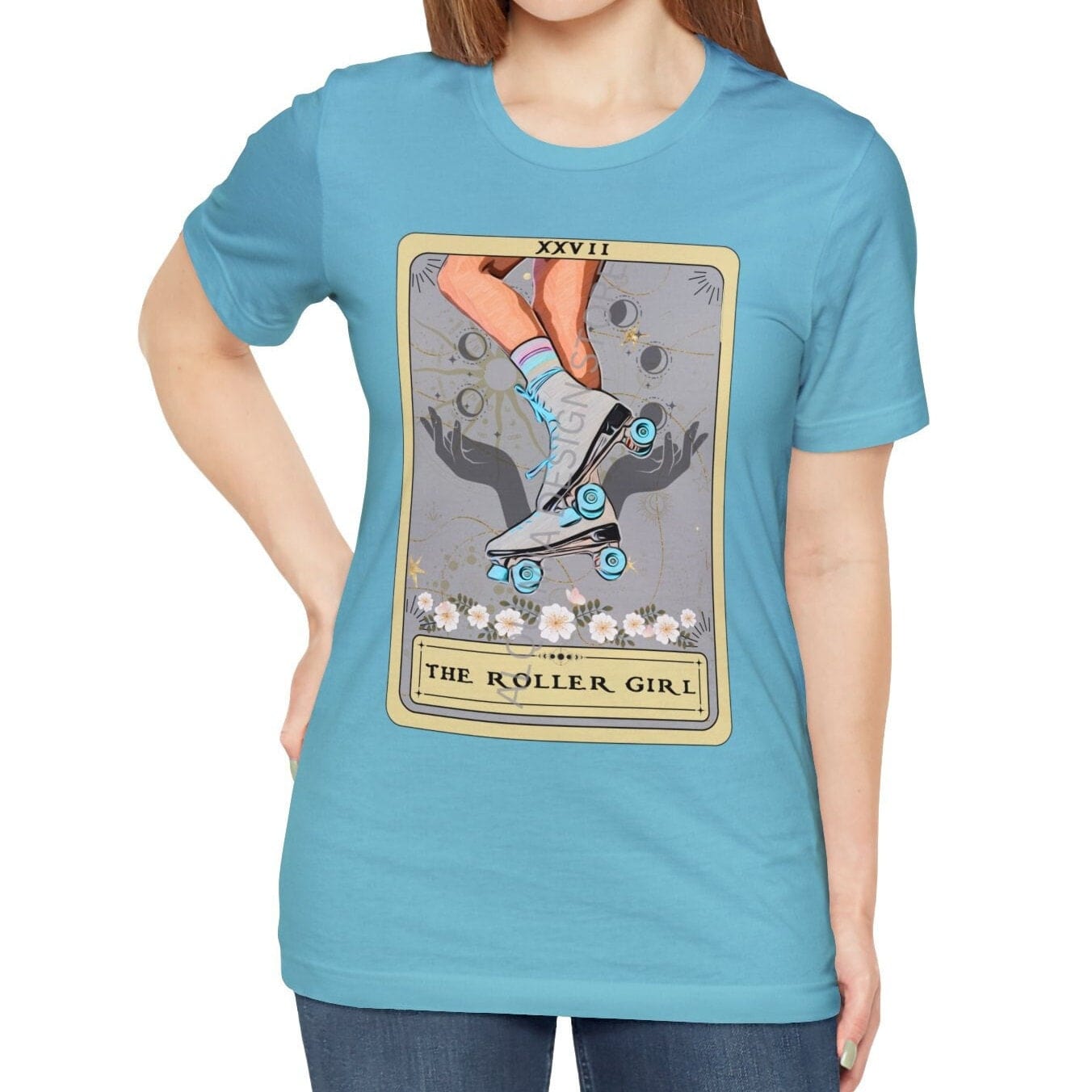 The Roller Girl Tarot Card Shirt, Roller Skating