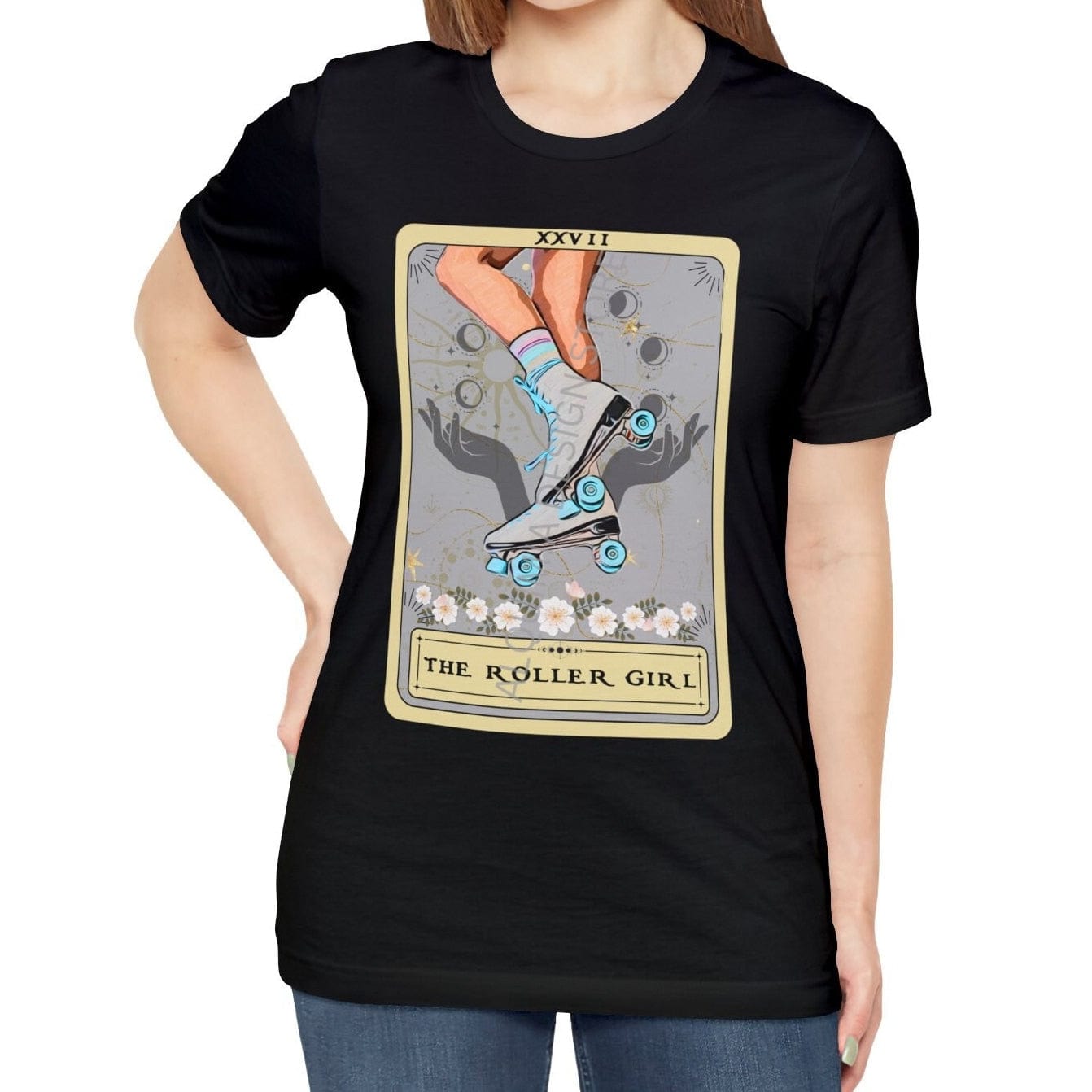 The Roller Girl Tarot Card Shirt, Roller Skating