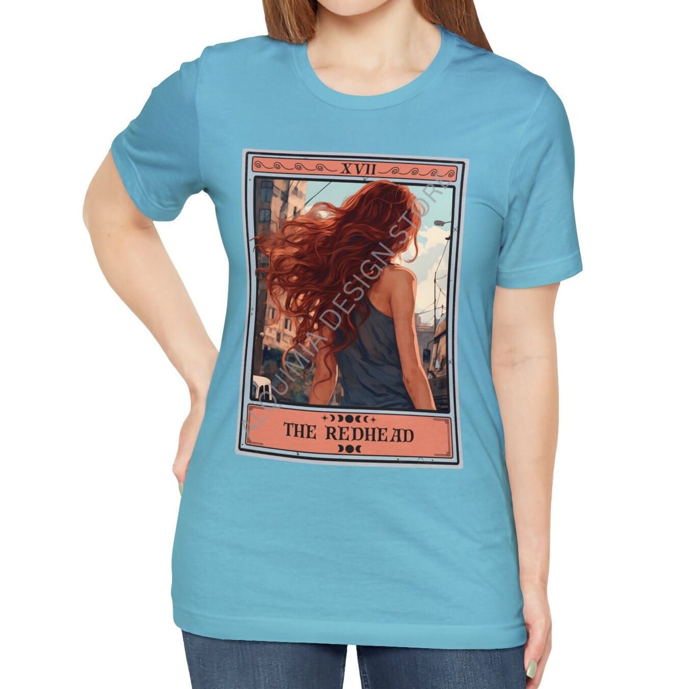 The Redhead Tarot Card Shirt, Red Hair