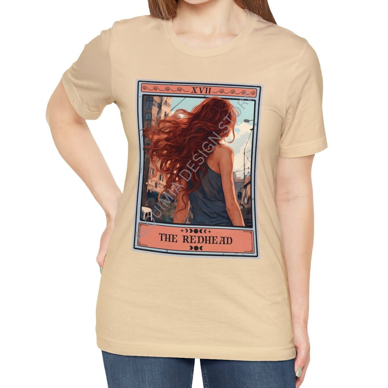 The Redhead Tarot Card Shirt, Red Hair
