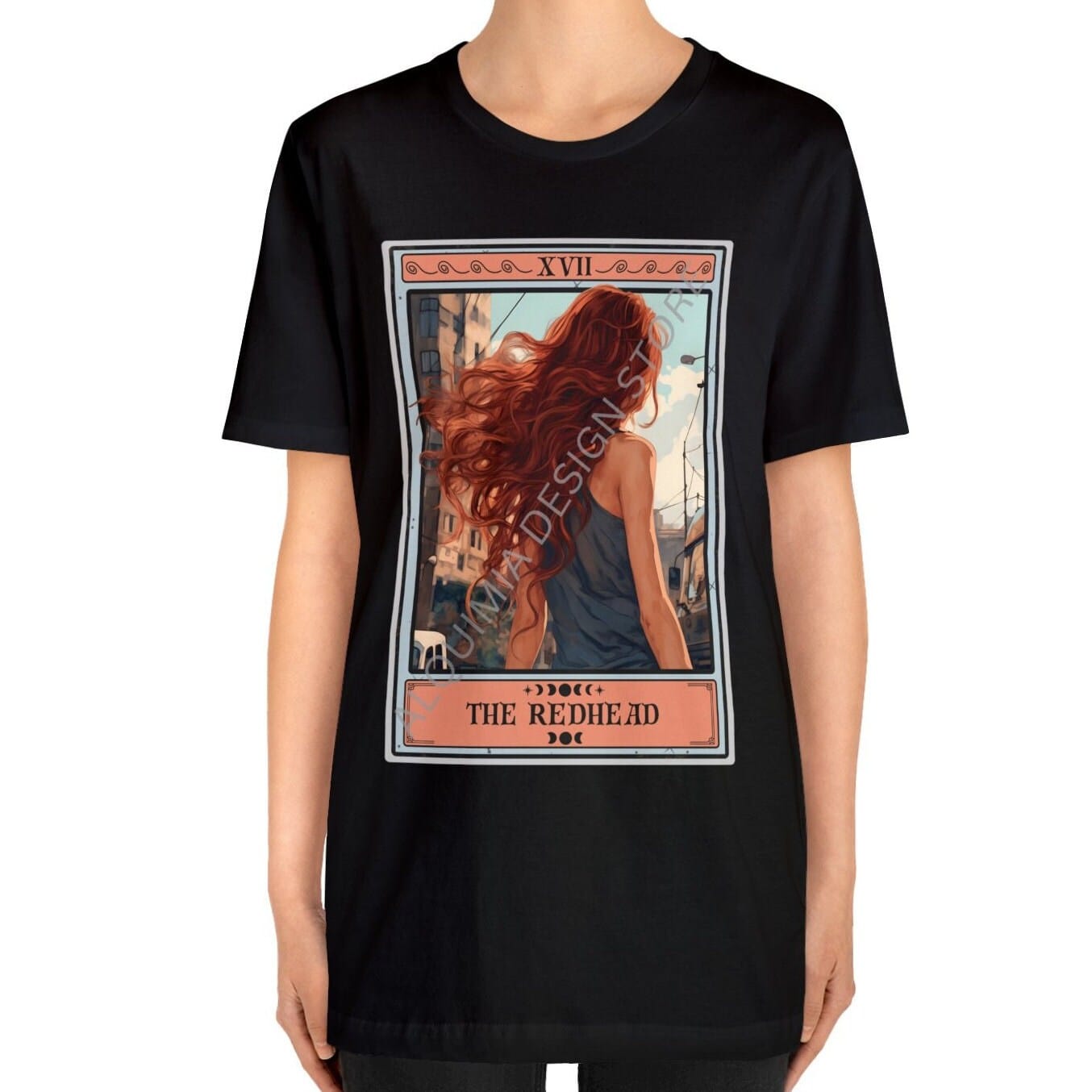 The Redhead Tarot Card Shirt, Red Hair