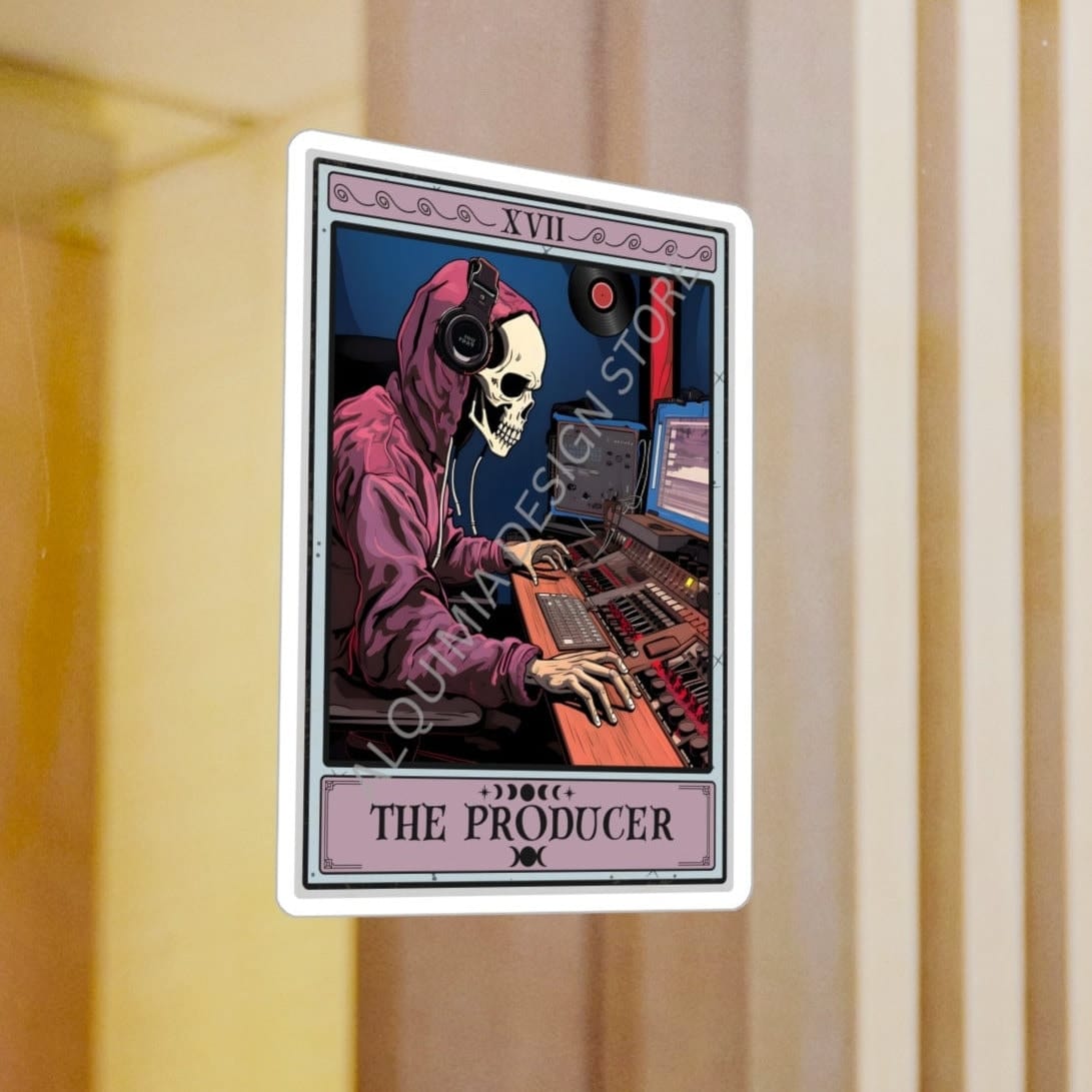 The Producer Tarot Card Sticker 3" x 4"