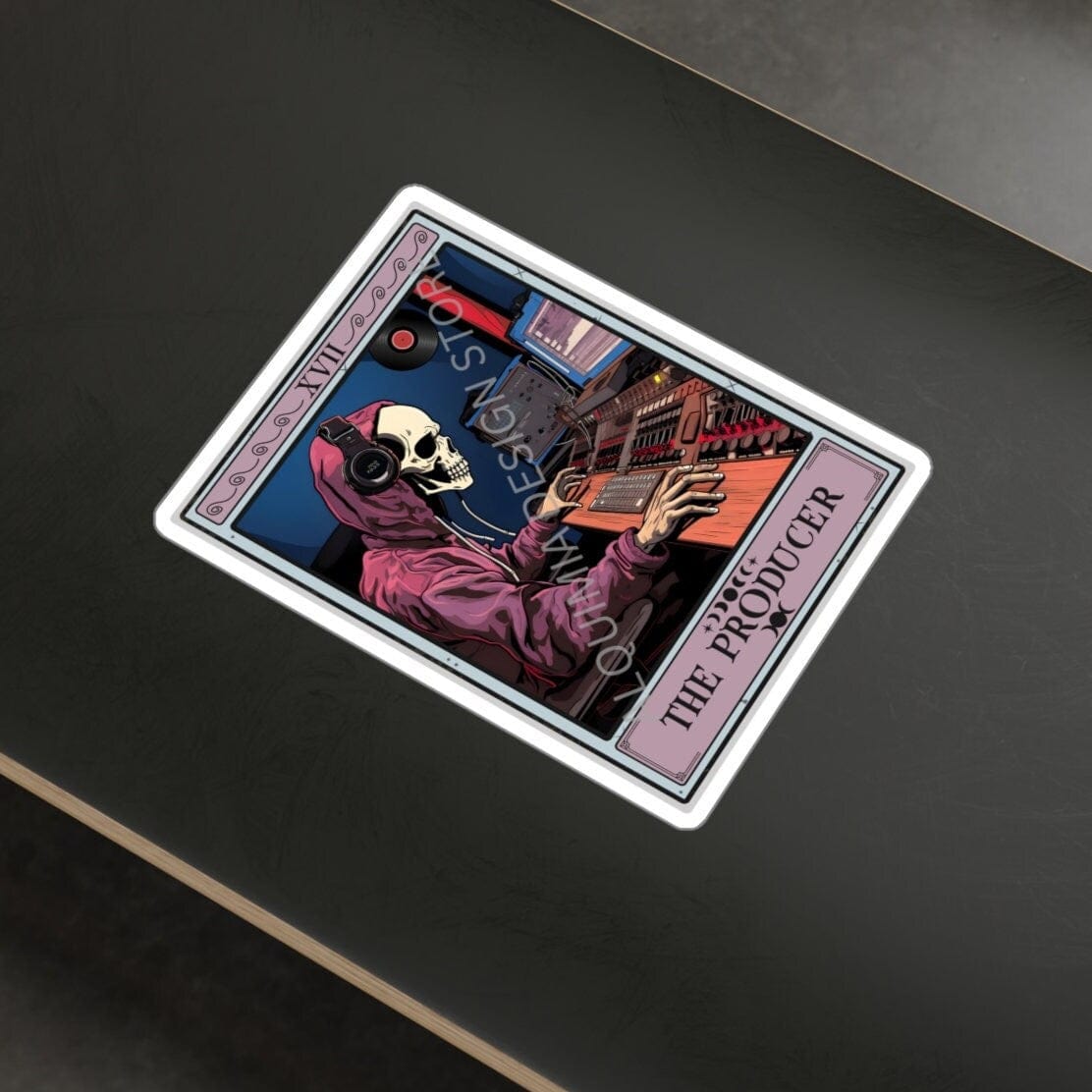 The Producer Tarot Card Sticker 3" x 4"