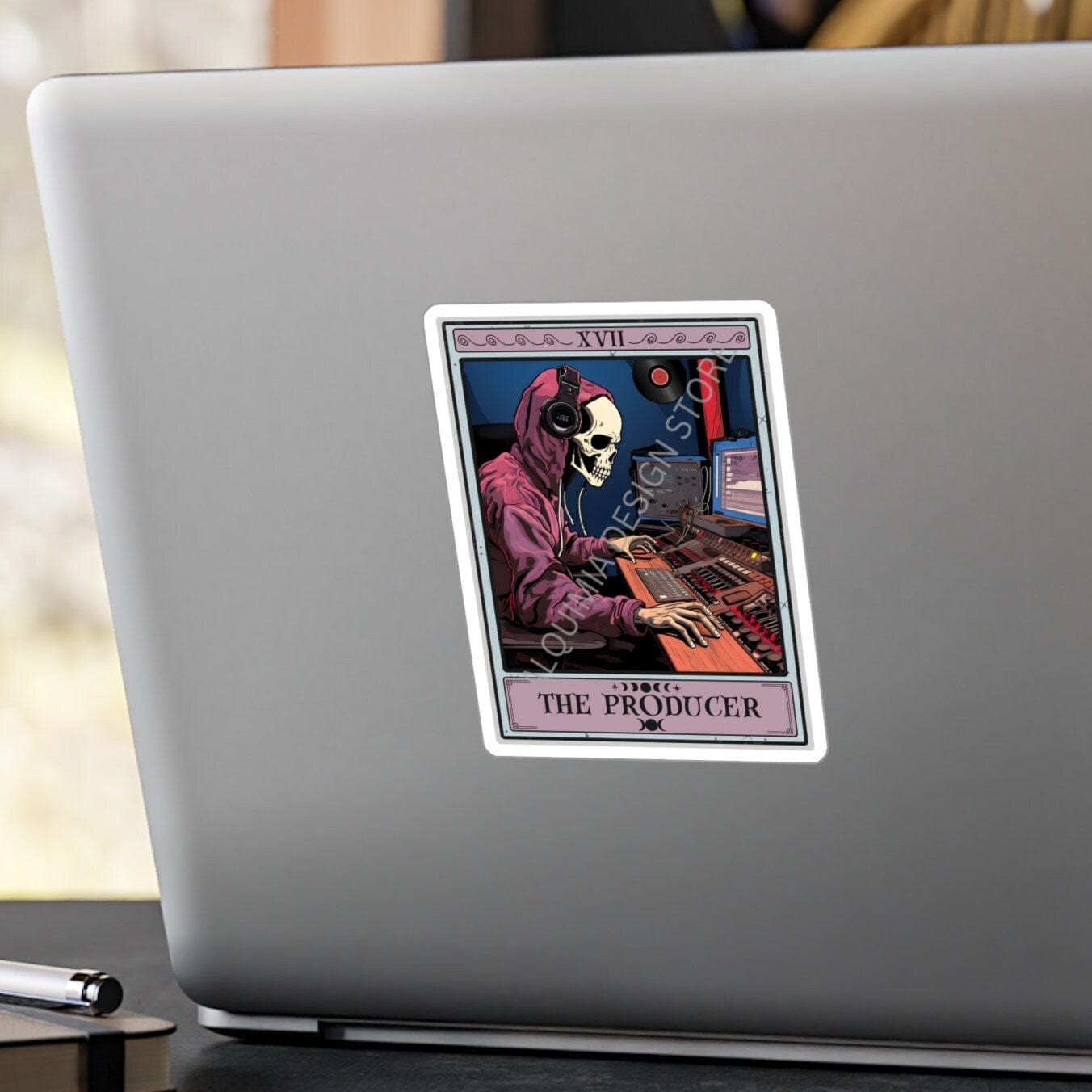 The Producer Tarot Card Sticker 3" x 4"