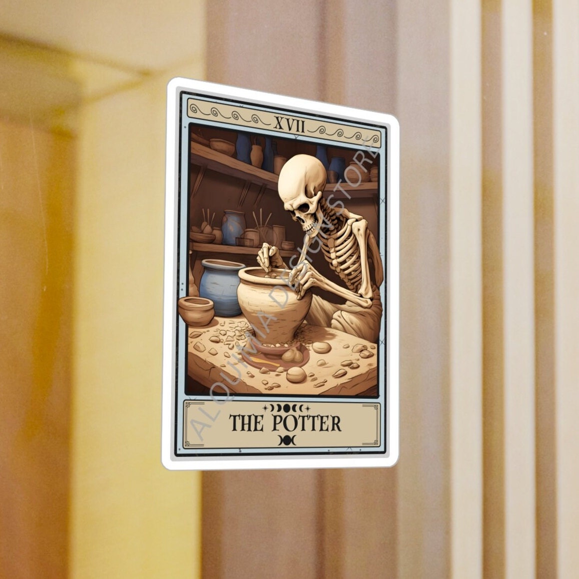 The Potter Tarot Card Sticker 3" x 4"