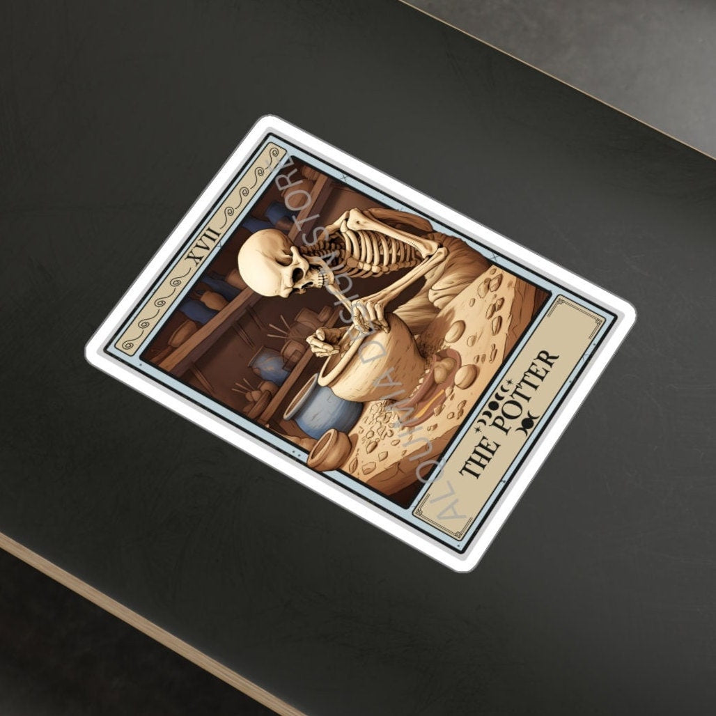 The Potter Tarot Card Sticker 3" x 4"