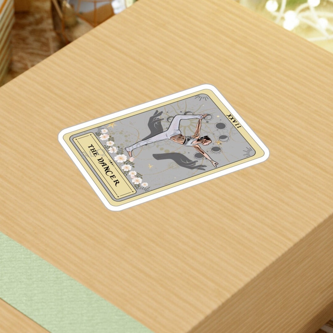 The Dancer Tarot Card Sticker 3" x 4" Yoga Sticker