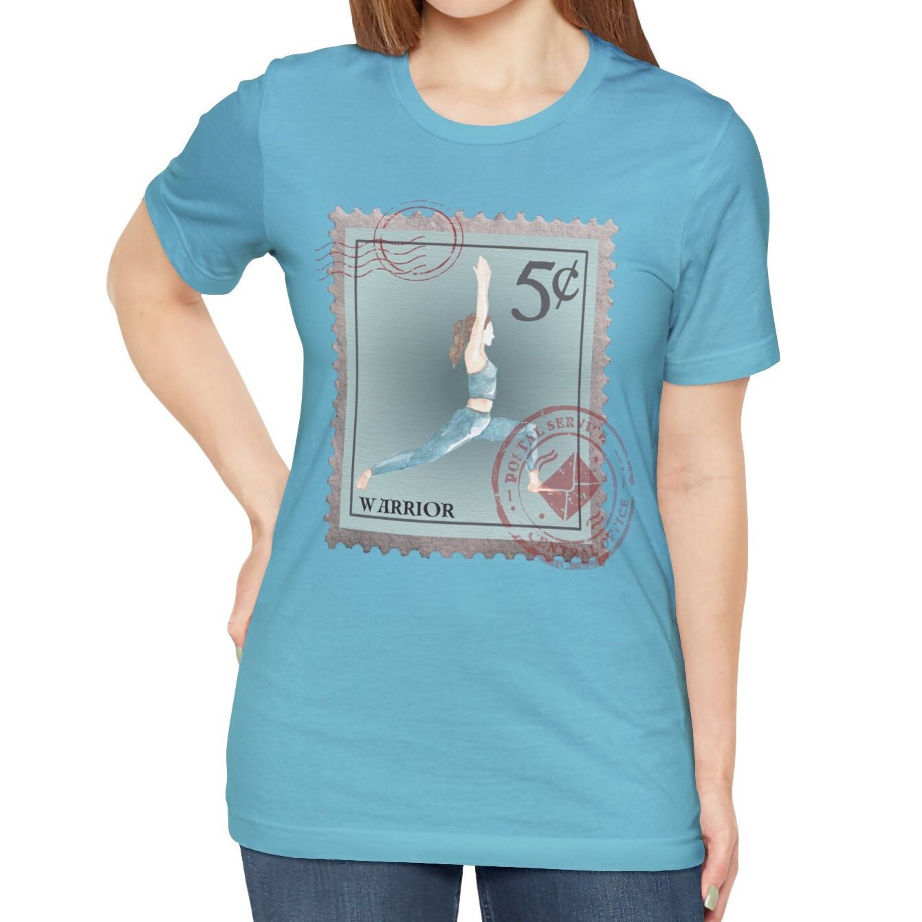 Yoga Shirt, Warrior Yoga Pose T-shirt