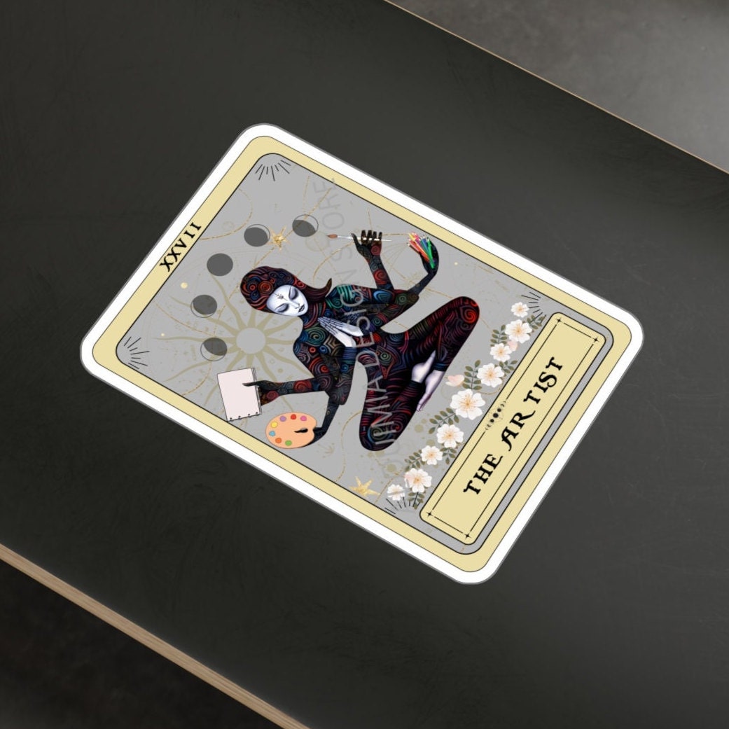 The Artist Tarot Card Sticker 3" x 4"