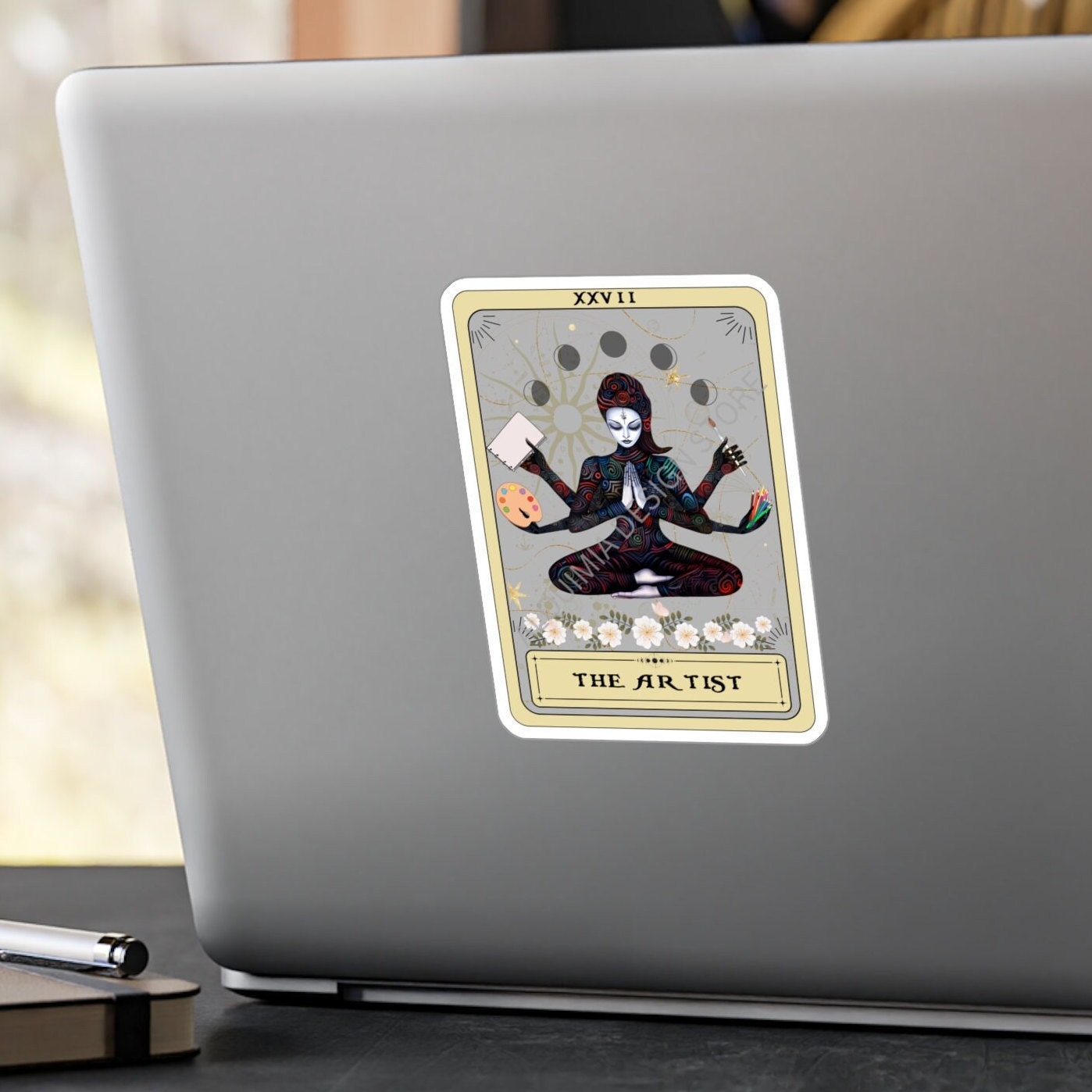 The Artist Tarot Card Sticker 3" x 4"