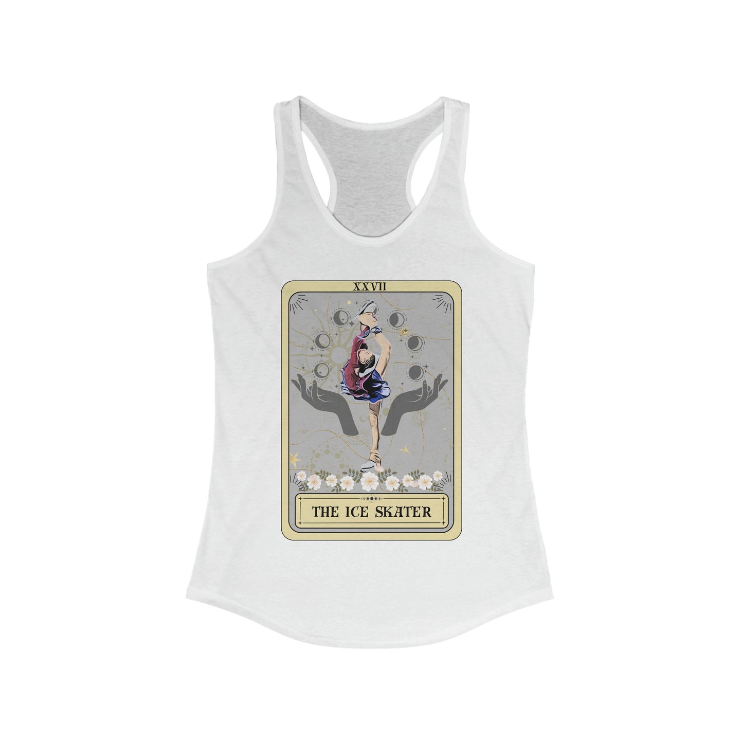 The Ice Skater Tarot Card Tank Top, Figure Skating
