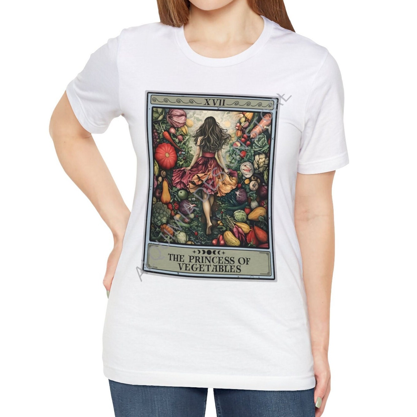 The Princess of Vegetables Tarot Card Shirt, Vegan