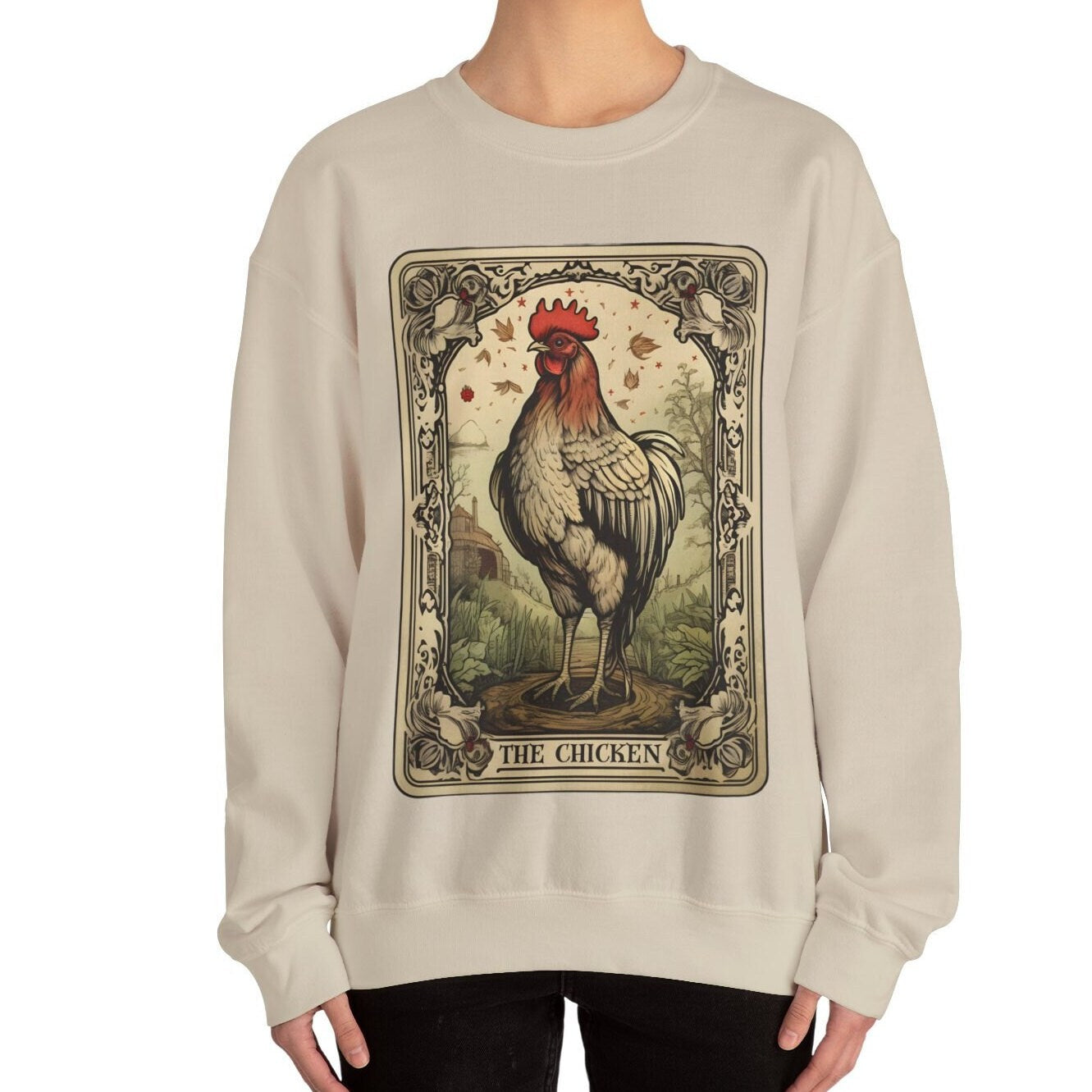 The Chicken Tarot Card Sweatshirt
