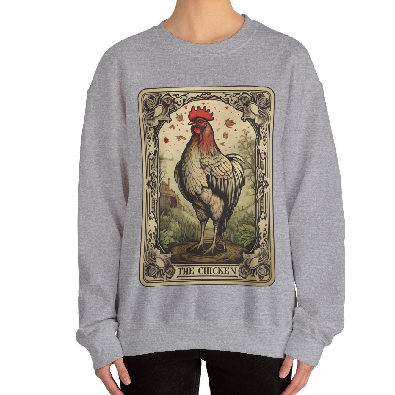 The Chicken Tarot Card Sweatshirt