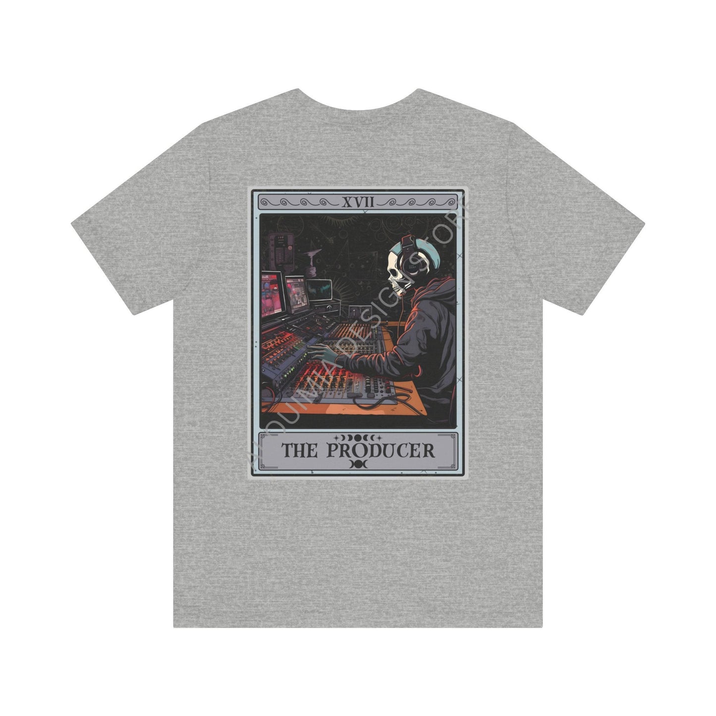 The Producer Tarot Card Shirt BACK PRINT Music Producer Recording Studio
