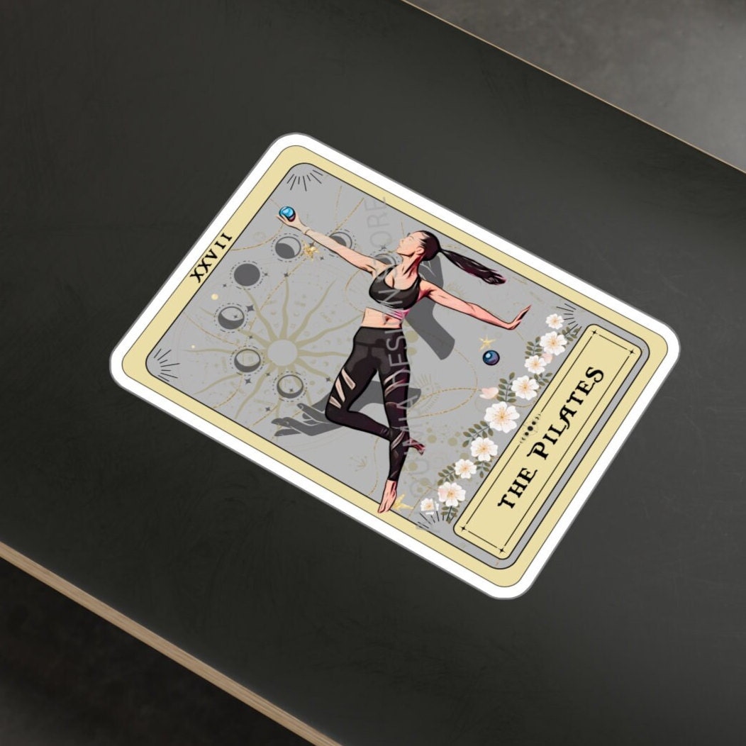 The Pilates Tarot Card Sticker
