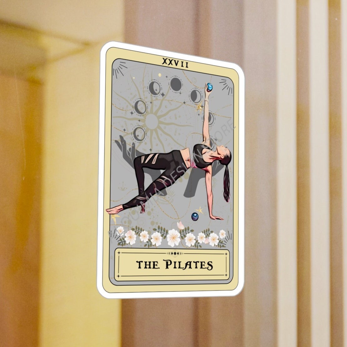 The Pilates Tarot Card Sticker