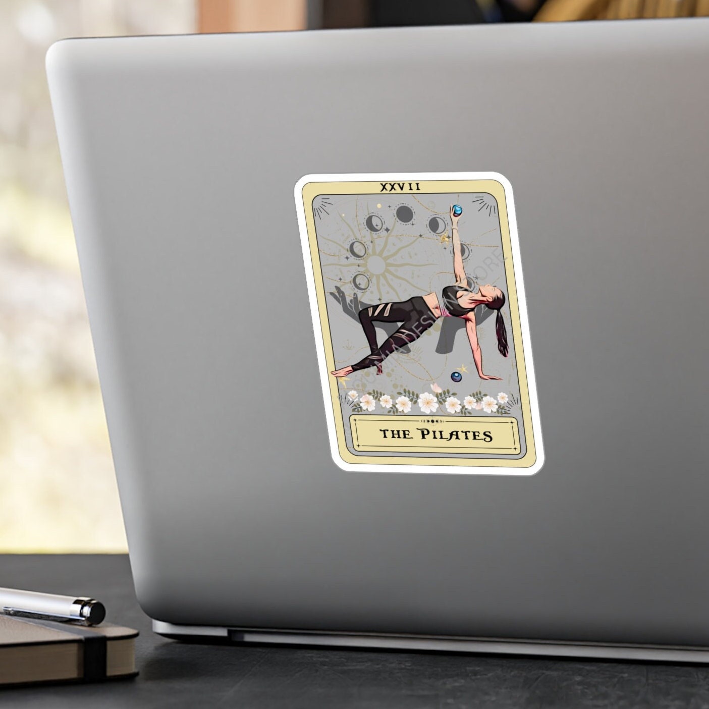 The Pilates Tarot Card Sticker