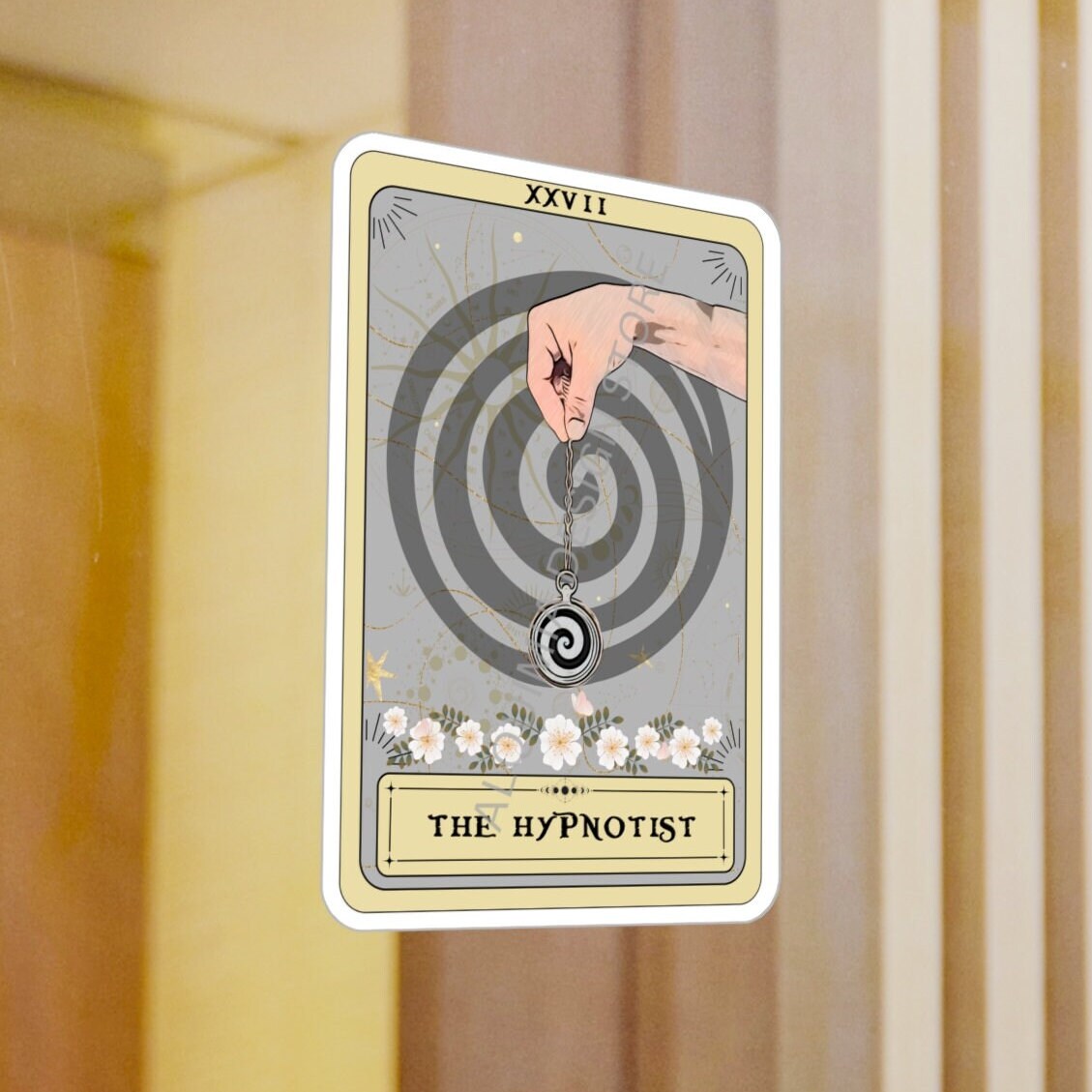 The Hypnotist Tarot Card Sticker, Hypnotherapist