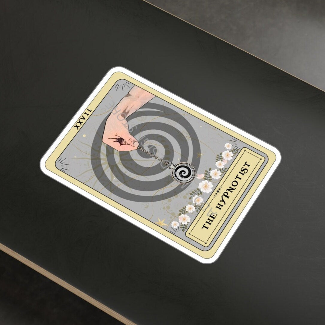 The Hypnotist Tarot Card Sticker, Hypnotherapist