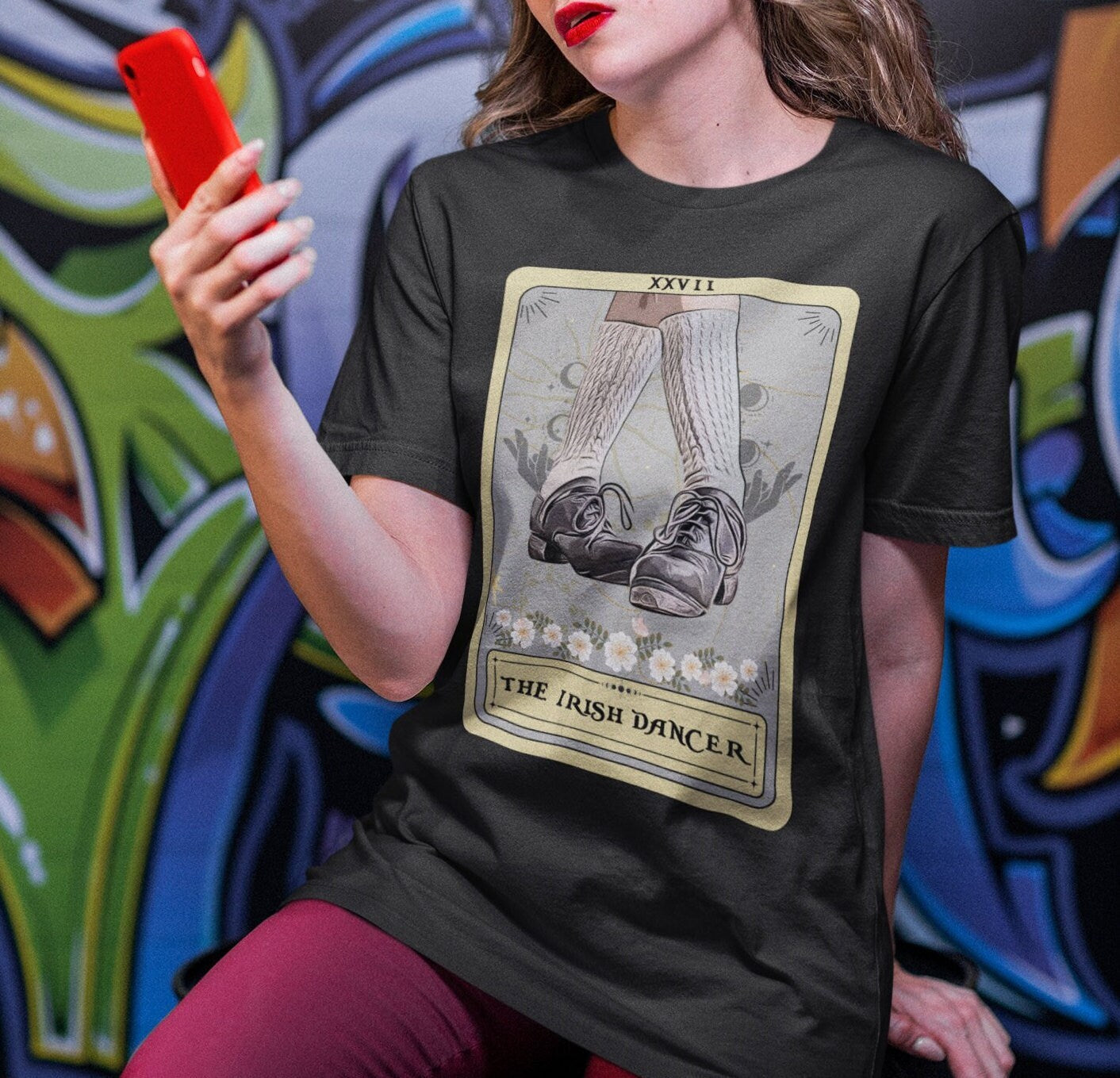 The Irish Dancer Tarot Card Shirt