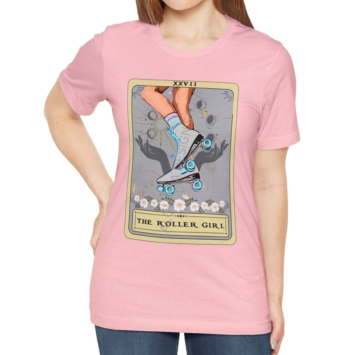 The Roller Girl Tarot Card Shirt, Roller Skating