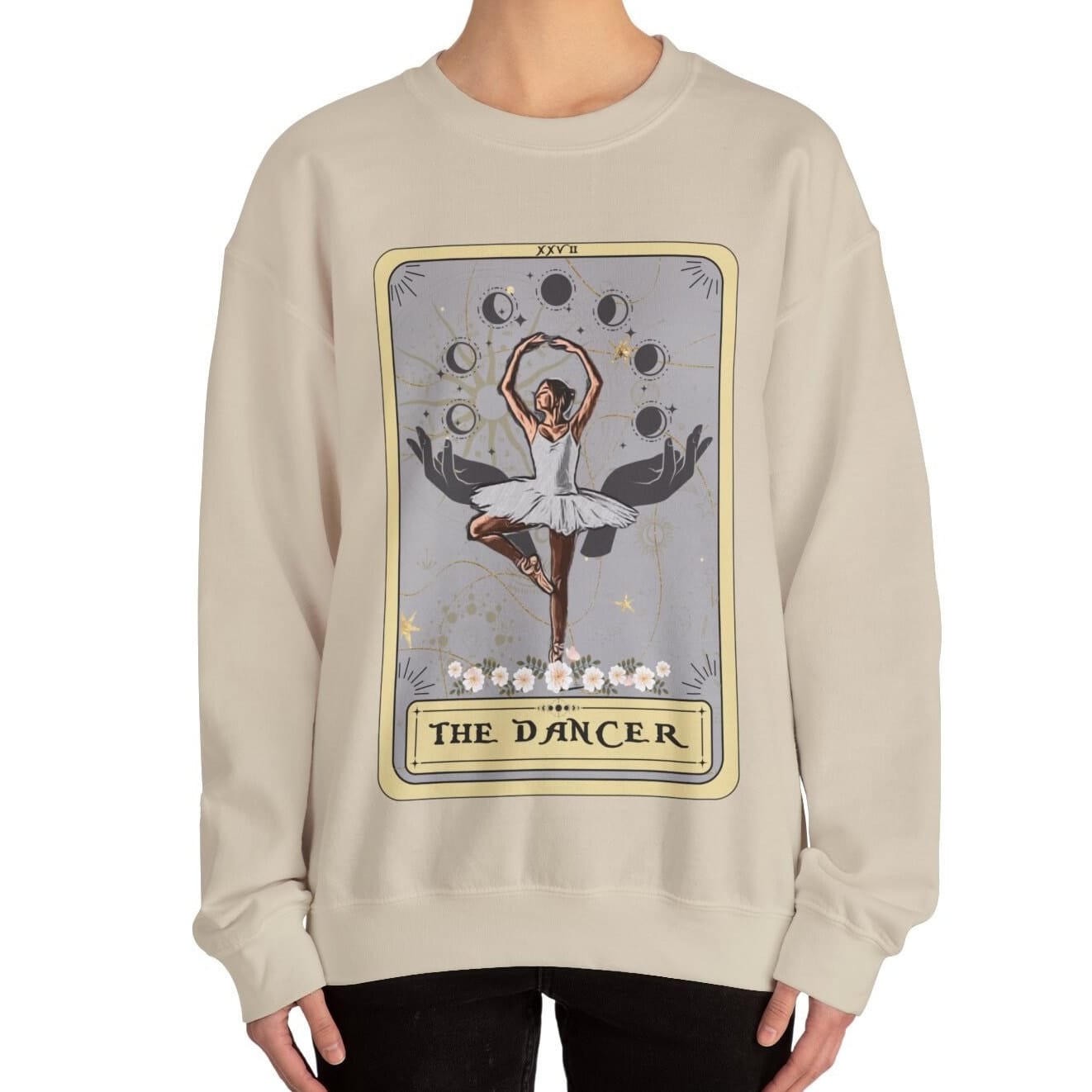 The Dancer Tarot Card Sweatshirt, Dancing