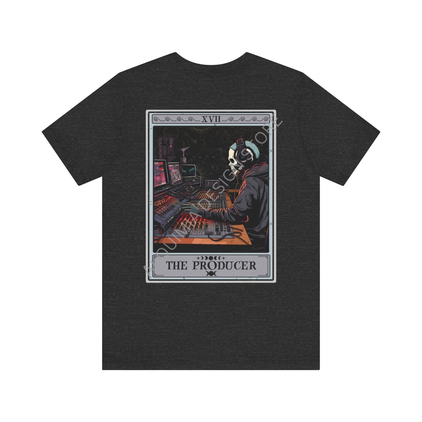 The Producer Tarot Card Shirt BACK PRINT Music Producer Recording Studio
