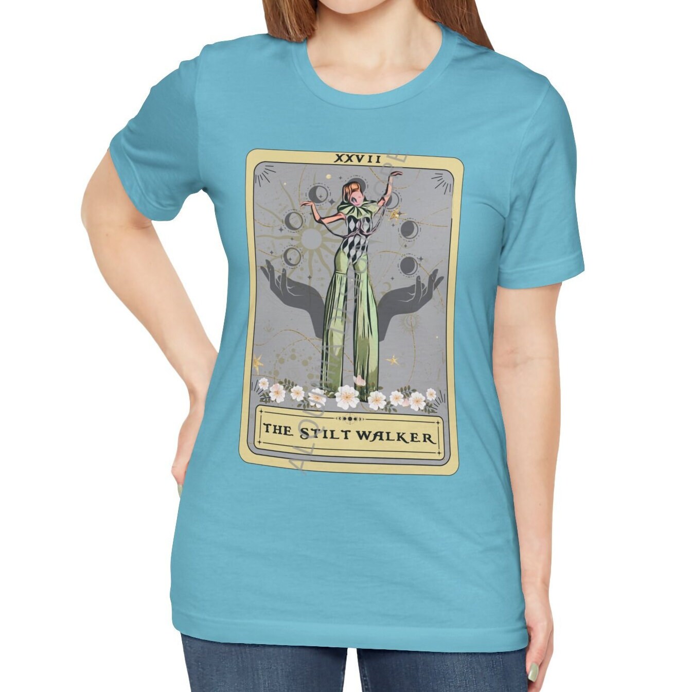 The Stilt Walker Tarot Card Shirt, Circus